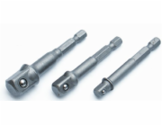 Nástavec redukční vrtačka 3 ks-1/4", 3/8", 1/2"
