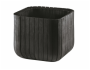 Květináč Cube Planter antracit 29,5x29,5 cm