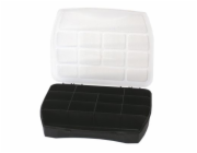 Organizér 25 Domino černý-25x20x4,4 cm