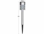 Lampa solární 37,5cm 1xLED Sabik