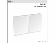 Skříňka koupelnová TSZ-2-545x341x90 mm dvoudílná