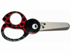 Nůžky dětské 13 cm 5+Animals dekor beruška