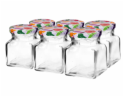 Sklenice zavařovací 120 ml 6 ks s víčkem