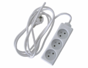 Přívod prodlužovací 5 m 3 zásuvky 10A