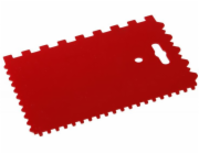 Stěrka zubová plast 170x115 mm