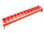 Krmítko pro drůbež 75 cm plast se zasouvací mřížkou