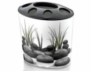 Držák na kartáčky dekor "Kameny" plast