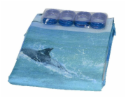 Závěs koupelna 180x180 cm PES vzor