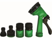 Pistole postřikovací 5 poloh + příslušenství 5ks sada