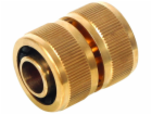Spojka pro 2 hadice 3/4" mosaz
