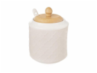 Cukřenka se lžičkou WHITELINE porcelán/bambus