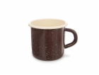 Hrnek 400 ml BROWN smalt