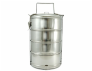 Jídlonosič nerez 4 dílný 16x4 cm