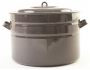 Hrnec gastro 40 l/42 cm s poklicí Olymp dekor hnědý granit