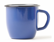 Hrnek smalt 7 cm/0,25 l tmavě modrý kónický