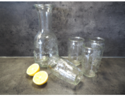 Karafa 1100 ml + 4 skleničky 300 ml