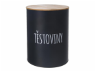 Dóza BLACK na těstoviny plech/bambus