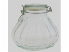 Dóza 1,3 l skleněná cibule s patentním uzávěrem