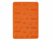 Forma na 32 ks pracinek silikon oranžová