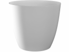 Obal na květináč 18 cm bílý Ella lesklý