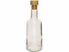 Láhev 250 ml sklo s korkovým špuntem Rosa