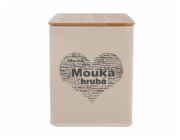 Dóza SRDCE na hrubou mouku