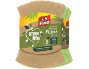 Houbička na nádobí 2 ks flexi Green life Fino recyklovaná