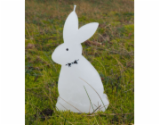 Svíčka zajíc bílý, výška 20 cm