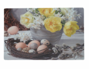 Prostírání velikonoční květy