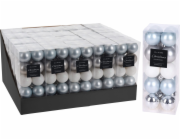 Ozdoba vánoční koule 20 ks 4 cm mix barev