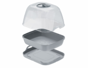 Sadbovač RESPANA TABLE GREENHOUSE 25,7x19,6x18,5 cm šedý plas