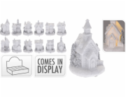 Domeček vánoční 9,5x6,5cm svítící