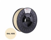 C-TECH Tisková struna (filament) PREMIUM LINE, PETG, slonová kost světlá, RAL1015, 1,75mm, 1kg
