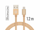 Swissten Datový Kabel Textile Usb / Lightning Mfi 1,2 M Z...
