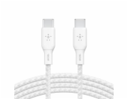Belkin BOOST CHARGE™ USB-C na USB-C kabel 100W, 3m, bílý - odolný
