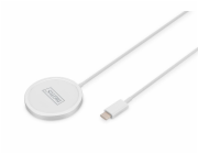 Digitus DA-10080 DIGITUS Bezdrátová nabíjecí podložka, magnetická 15W, kompatibilní s MagSafe
