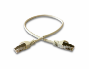 DATACOM Patch cord S/FTP CAT6A 0,5m šedý