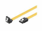 PREMIUMCORD Kabel SATA 3.0 datový 1m lomený 90°, kovové z...
