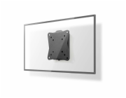 NEDIS nástěnný TV držák/ 13 - 27"/ nosnost 30 kg/ vzdálenost od stěny 20 mm/ fixní/ ocel/ černý
