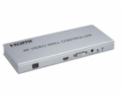 PremiumCord HDMI 1 vstup - 4 výstupy, Video Wall controller