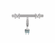 Neomounts FPMA-D940D - Montážní sada - plný pohyb - pro Displej LCD - stříbrná - velikost obrazovky: 10"-24" - upevnění svorkou, upevnitelné na stůl