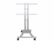 Neomounts PLASMA-M1200 / Mobile Flat Screen Floor Stand (height: 80-120 cm) / Silver