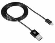 CANYON Nabíjení kabel 8-pin Lightning - USB 2.0, 1m, černá