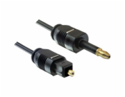 PREMIUMCORD Kabel 3,5mm mini Toslink - Toslink, OD:2.2mm, délka 2m