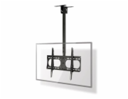 NEDIS stropní držák pro LCD a TV/ 42 - 65"/ nosnost 45 kg/ náklon ± 15°/ otáčení 24°/+24°/ ocel/ černý