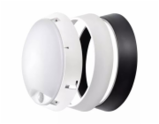 LED přisazené svítidlo ZURI s pohyb. čidl., kruhové č/b 14W n.b.