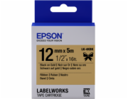 EPSON POKLADNÍ SYSTÉMY Epson zásobník se štítky – saténový pásek, LK-4KBK černá / zlatá, 12 mm (5 m) C53S654001 Epson zásobník se štítky – saténový pásek, LK-4KBK černá / zlatá, 12 mm (5 m)