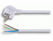 Solight flexo šňůra, 3x 1,5mm2, bílá, 2m - PF20