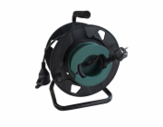 Solight prodlužovací přívod na bubnu, 1 zásuvka, venkovní, 25m gumový kabel, 3x 1,5mm2, IP44 - PB30