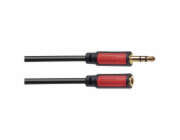 JACK kabel 3,5mm stereo, vidlice - 3,5mm zásuvka 2,5m   SM5102